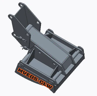 260 mm (10-1/4") Claw Attachment, Heavy-Duty Structural Steel, Works for TMG-MVE05, TMG-MVE05-CLW TMG Industrial Australia