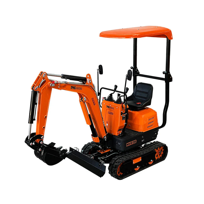 830 kg Mini Compact Excavator, 306cc/8.5 HP Gas Engine, 310 mm Bucket Width, 1179 kg Digging Force, TMG-MVE06 TMG Industrial CA