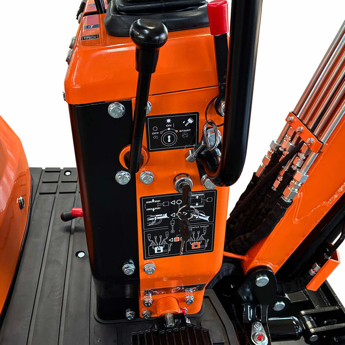 830 kg Mini Compact Excavator, 306cc/8.5 HP Gas Engine, 310 mm Bucket Width, 1179 kg Digging Force, TMG-MVE06 TMG Industrial CA