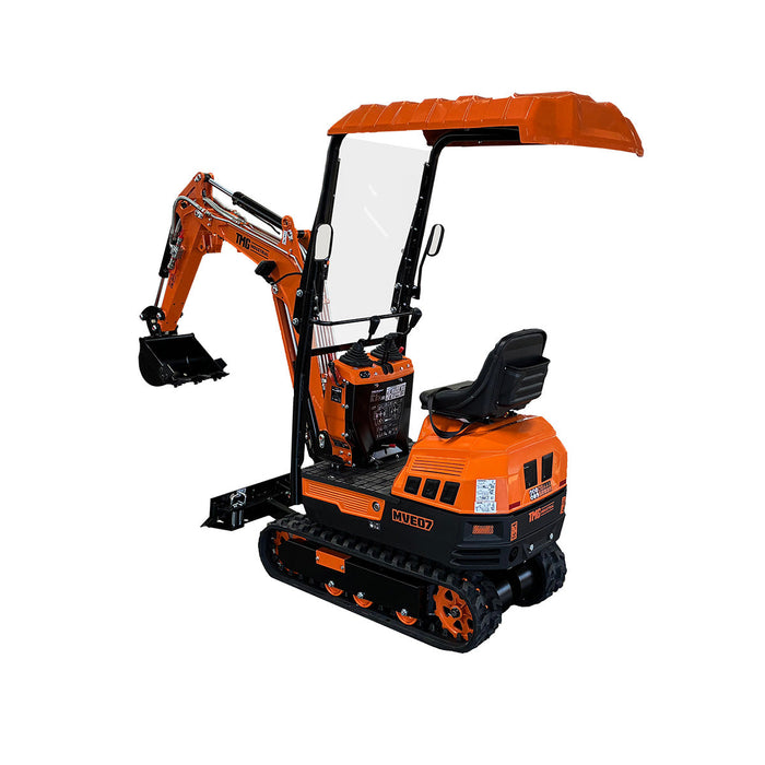 1000 kg Mini Compact Excavator, 420cc/14 HP Gas Engine, 350 mm Bucket Width, 1254 kg Digging Force, TMG-MVE07 TMG Industrial CA
