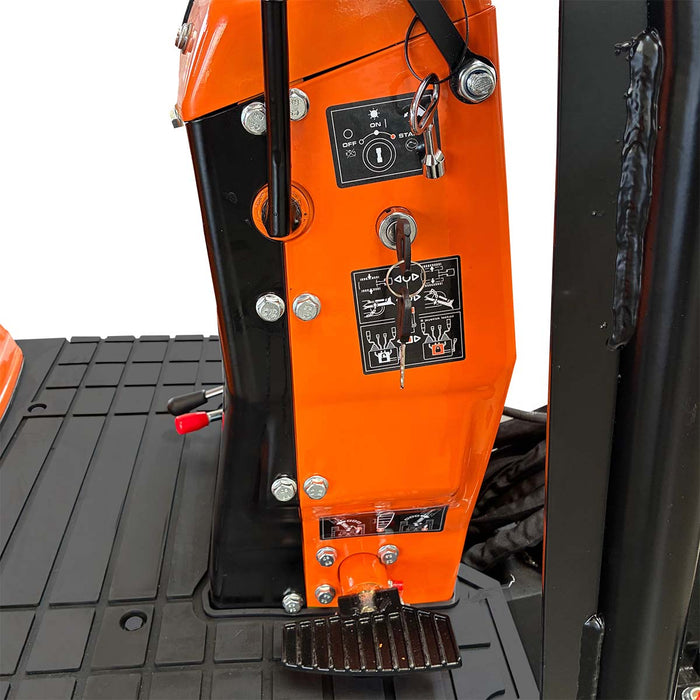 1000 kg Mini Compact Excavator, 420cc/14 HP Gas Engine, 350 mm Bucket Width, 1254 kg Digging Force, TMG-MVE07 TMG Industrial CA