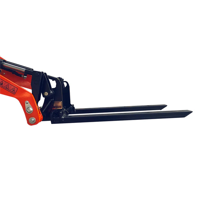 800 mm (31-1/2") Pallet Fork, Heavy-duty High-Strength Steel, Works for TMG-MVL16 & TMG-MVL20 Stand-on Skid Steer, TMG-MVL20-PF TMG Industrial Australia