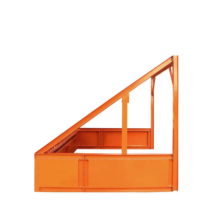 TMG Industrial 12’ Heavy Duty Static Grizzly Rock Screen, Adjustable Bolt-On Deck Bars, 4” x 4” I-Beams, 5000 lb Load Capacity, TMG-RS12