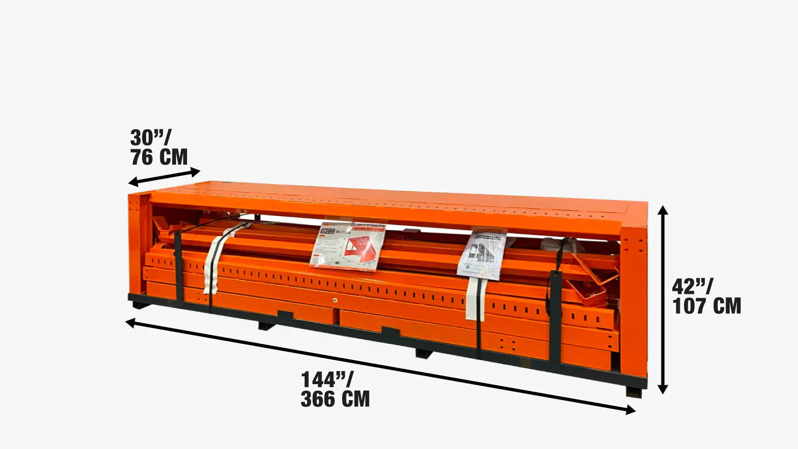 3.6 x 2.7 m Heavy-Duty Grizzly Rock Screen with Adjustable Deck Bars, 2200 kg Capacity, TMG-RS12-shipping-info-image