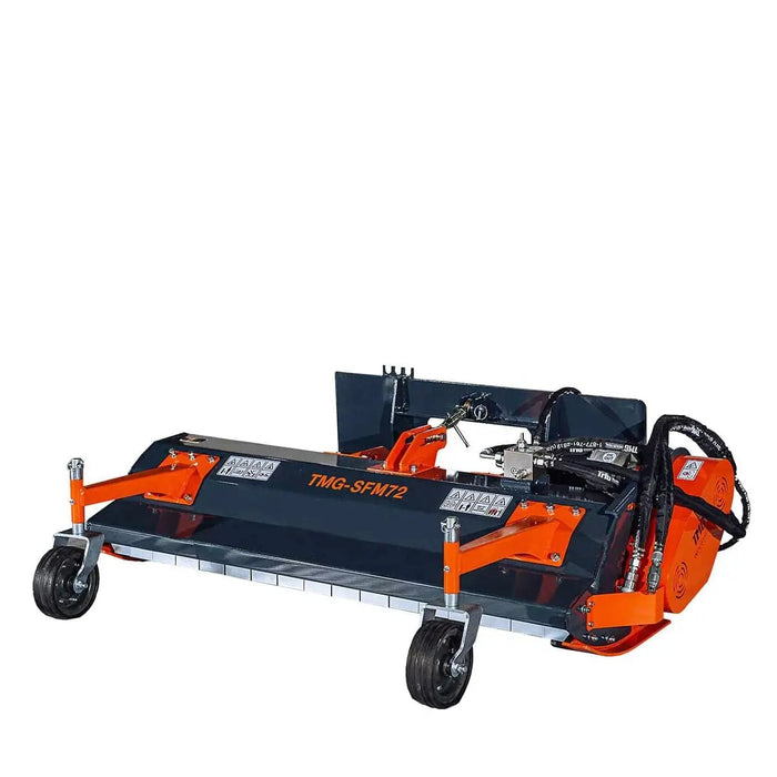 TMG Industrial 72” Hydraulic Skid Steer Flail Mower, TMG-SFM72