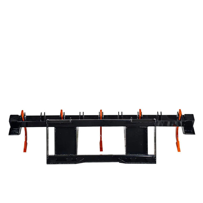 TMG Industrial 72” Skid Steer Land Plane, 6 Adjustable Ripper Teeth, Reversible Planer Comb, Grading, Spreading & Leveling, TMG-SLP72