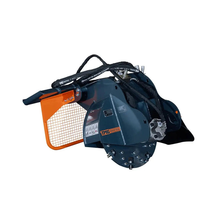 TMG Industrial Skid Steer Stump Grinder, 24” Rotor Size, 7” Cutting Below Ground, Steel Carbide Teeth, TMG-SSG25
