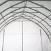 TMG Industrial 20' x 30' Arch Wall Peak Ceiling Storage Shelter with Heavy Duty 17 oz PVC Cover & Drive Through Doors, TMG-ST2031PV(Previously ST2030PV)