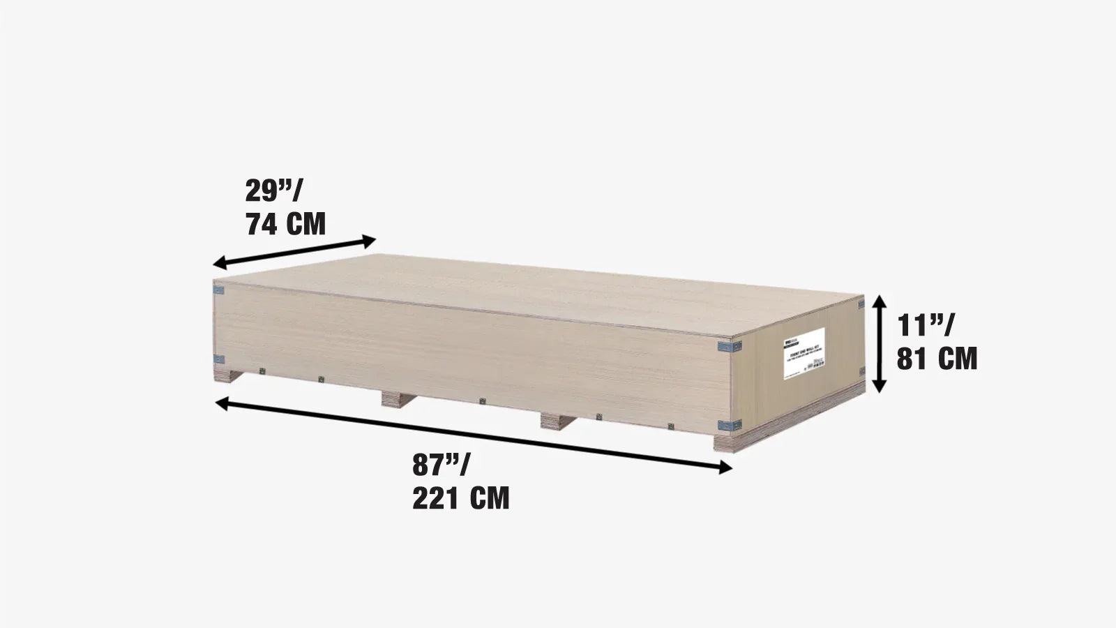 Front End Wall Kit, Compatible with TMG-ST2041CV and TMG-ST2021CE installed with standard height container (8’6”), TMG-ST20FW8V-shipping-info-image