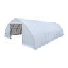 9m × 12m Peak Ceiling Storage Shelter with Heavy Duty 450 GSM PVC Cover & Drive Through Doors, TMG-ST3042V (Previously ST3040V)
