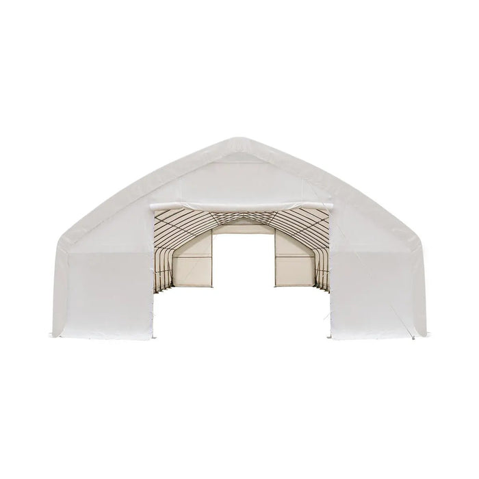 9 x 21 m Straight Wall Peak Ceiling Storage Shelter, 450 GSM PVC Cover TMG-ST3072V (Previously ST3070V) TMG Industrial AU