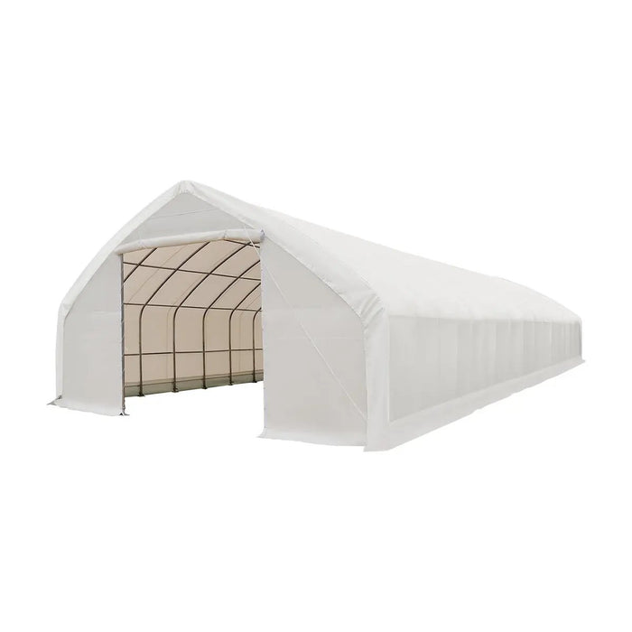 9 x 21 m Straight Wall Peak Ceiling Storage Shelter, 450 GSM PVC Cover TMG-ST3072V (Previously ST3070V) TMG Industrial AU
