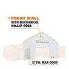 Front End Wall Kit, Compatible with ST3041CE, ST3041CV and ST3041CVF container shelters installed with high cube containers (9’6”), TMG-ST30FW9V