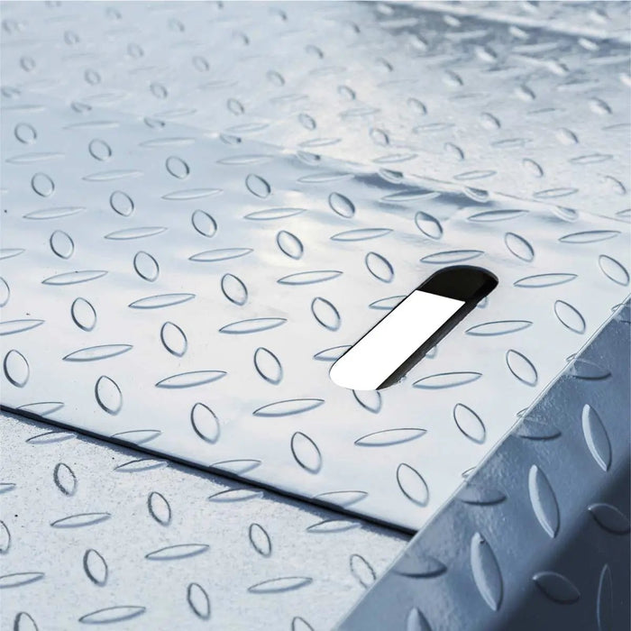 TMG Industrial 1500-lb Portable Motorcycle/ATV Scissor Lift, 48” Work Platform, Side Extensions, Foot Pedal Air Pump, Front-wheel vise grip, TMG-1500PML